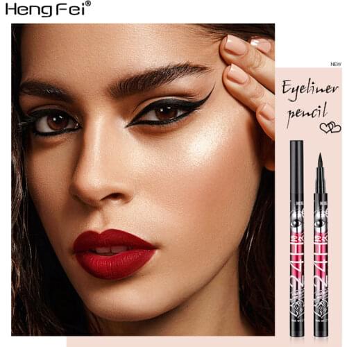 High Quality Eyes Makeup Liquid Eyeliner Waterproof 36 Hours Long-lasting Black Eyeliner Pen Make Up Eye Liner Pencil Cosmetics