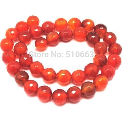Nature carnelian nature red agatee stone nature semi precious stone faceted round size 4mm 6mm 8mm 10mm 12mm