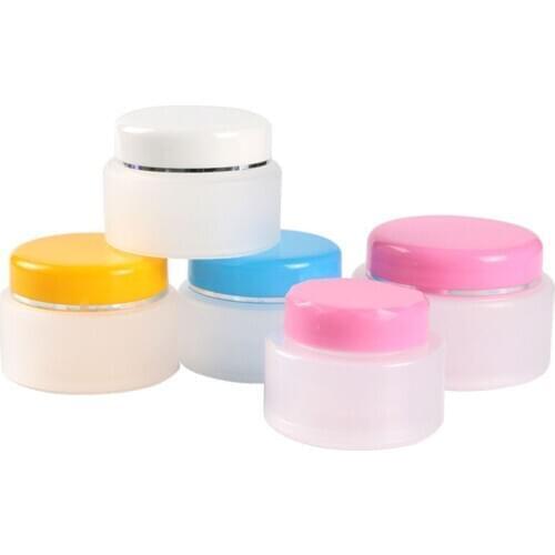 30G Facial Cream Jar Empty Cosmetic Refillable Container DIY Cosmetics Jar Plastic Lotion Pot Portable Eye Cream Box 20 pcs/lot