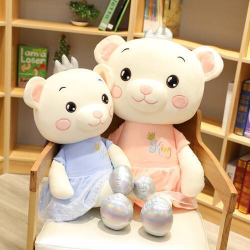 95cm Cute Cartoon Princess Teddy Bear Plush Toys Soft Stuffed Animal Toys for Children Kids Girls Birthday Gift Baby Brinquedos