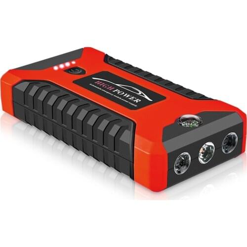 12V 20000mAh Car Jump Starter Power Bank for iPhone 12 X Xiaomi Tablet with Flashlight for Car Emergency Booster Starting Device