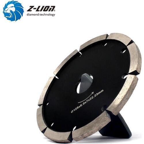 Z-LION Diamond Tuck Point Blades 5" 125mm Concrete Stone Tuck Point Diamond Saw Blade 6 Thickness Segment Diamond Grinding Blade