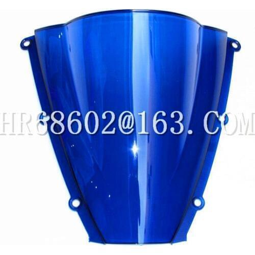 For Honda CBR 600 F5 CBR600 cbr600 f5 cbr 2003 2004 F5 03 04 Blue Windshield WindScreen Double Bubble rr RR