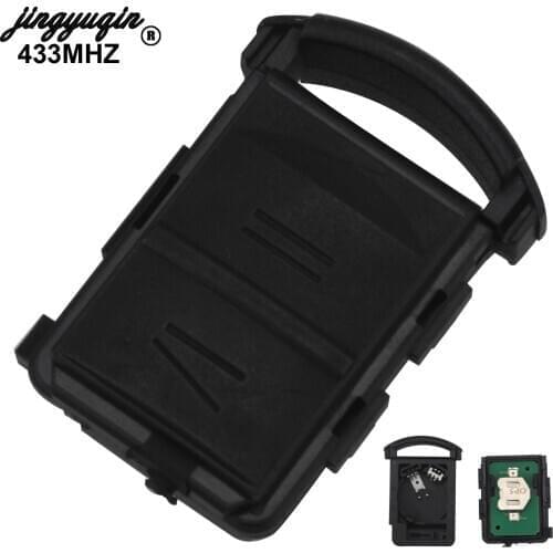Jingyuqin 2Button New 433Mhz Remote Key Smart Car Key Fob for Vauxhall for Opel Corsa C Meriva Tigra Combo Van Replacement