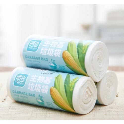 Corn Biodegradable Household Garbage Bags Classified Disposable Toilet Cleaning Kitchen Trash Thicker Plastic Bags Break
