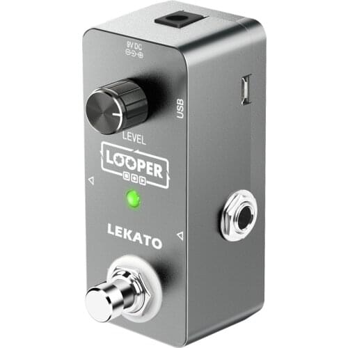 LEKATO Looper Pedal Guitar Looper Guitar Effect Pedal Looping Unlimited Overdubs 5 Min Electric Guitar Parts Accessories