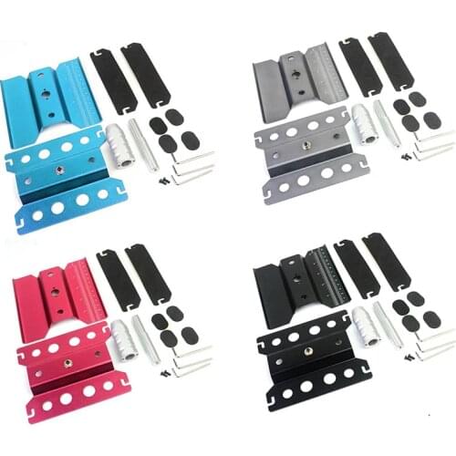 Metal Aluminum RC Car Workstation Work Stand Repair 360 Degree Rotation for 1/8 1/10 1/12 1/16 Scale Model