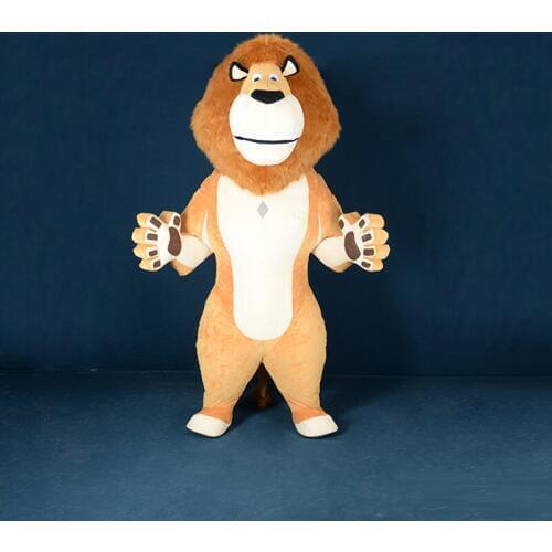 Inflatable Lion Mascot Costume Anime Cosplay Customize Kits Mascotte Carnival Costume Animal Inflatable Costume For Adult