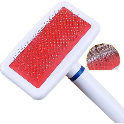 Dog Grooming Comb Dog Brush Comb For Cats Cat Brush Puppy Cat Hair Gilling Grooming Slicke Quick Clean Tool Pet Brand