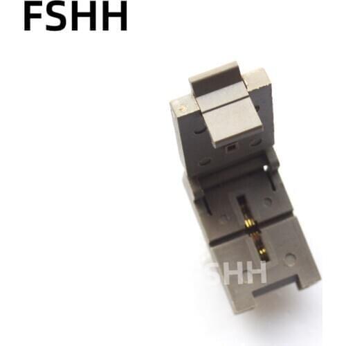 Clamshell QFN6 test socket WSON6 DFN6 MLF6 ic socket Pin pitch 0.5mm 2x2mm size