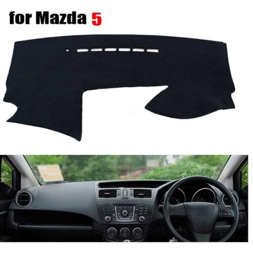 RKAC Car dashboard cover mat for Mazda 5 2010-2016 years Right hand drive dashmat pad dash mat covers auto dashboard accessories