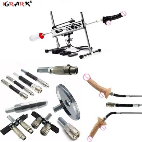 Sex Machine Attachments Cock Dildo Suction Cup VAC-U-Lock Anal Plug 3XLR Flexible Connector Female Vibrators for Men Women