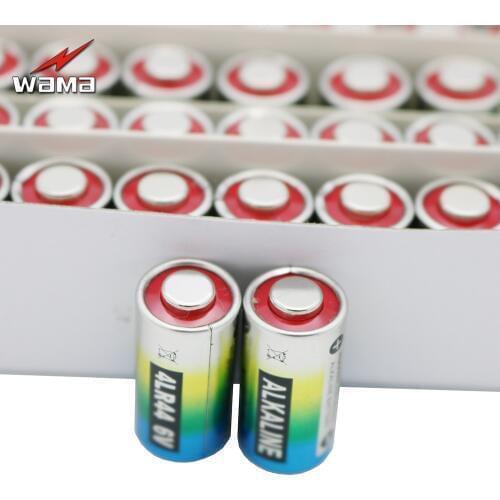 50pcs/lot Wama 4LR44 6V Dry Alkaline Battery Cells Car Remote Watch Toys Calculator Factory Wholesales 28A 4AG13 544 L1325 4A76