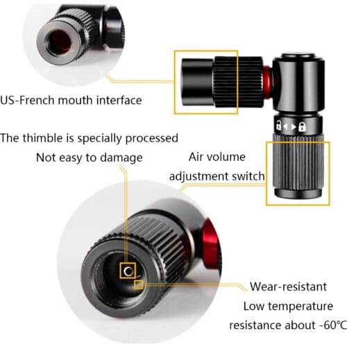 Road Bike Tire CO2 MiniInflator Bicycle Pump Nozzle Cylinder Valves Adapter Cycling Accessory Dropship