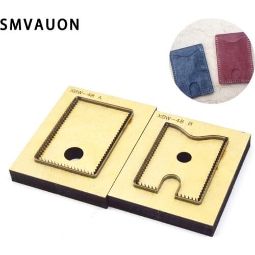 SMVAUON Credit Card holder coin purse Customized leather cutting die handicraft tool punch cutter mold DIY paper wallet cut die