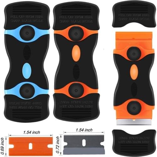 10PCS/20pcs Razor Blade Wrap Sticker Razor Scraper Ceramic Glass Car Window Glue Cleaner Squeegee Remover Tool Car Tool