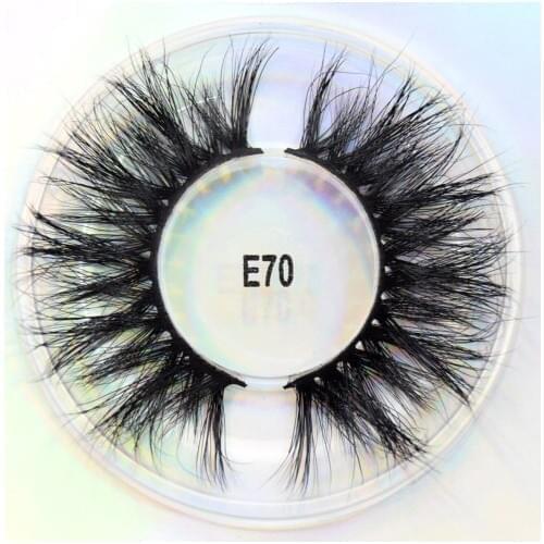 Visofree 25mm Lashess 8D Mink Lashes Natural Long False Eyelashes Volume Fake Lashes Makeup Extension Eyelashes maquiagem E70