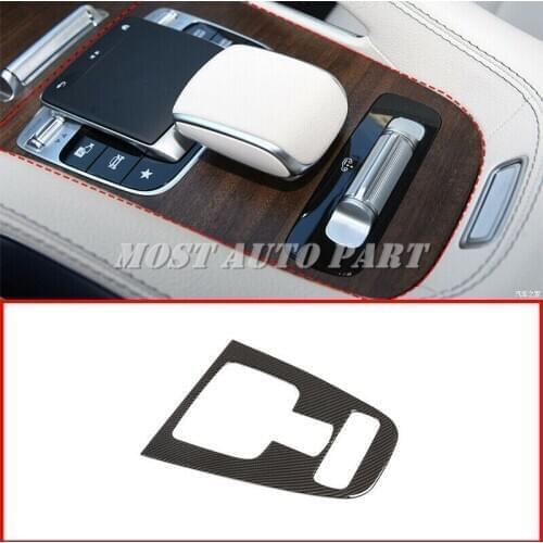 ABS Plastic Carbon Fiber Look Interior Center Console Gear Box Panel Trim For Mercedes Benz GLE Class W167 GLE350 GLE450 2020