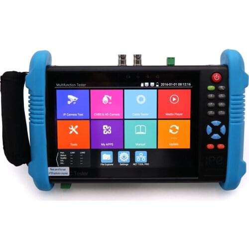 All in one Full hd ip camera ipc cctv cable tester with 7 inch IPS touch monitor