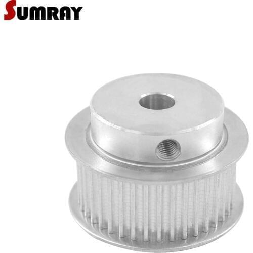 SUMRAY 3M 40T Timing Pulley 6/8/10/12/14/15/16/17/19/20mm Inner Bore Gear Belt Pulley 16mm Belt Width Toothed Pulley Wheel
