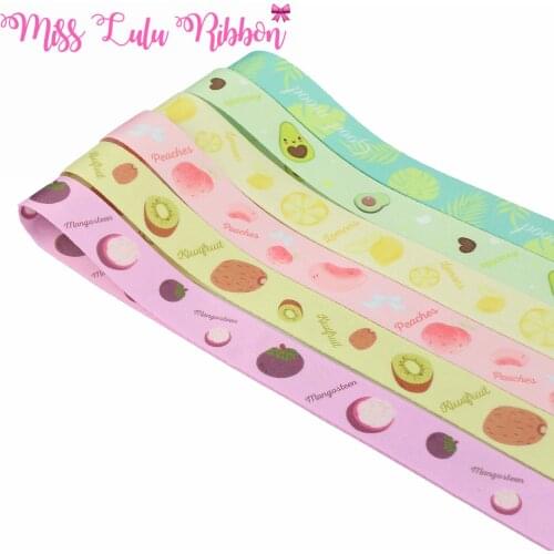 10mm-38mm Double-sided Printed Fruit Lanyard Ribbon Keychain Neckband Key Lanyard ID Pass Card Gym Mobile Phone USB Holder