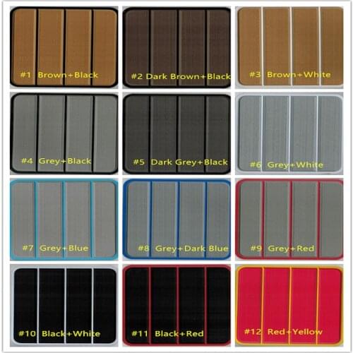 2009 Formula 240 BR Swim Step & Cockpit Pad Boat EVA Teak Decking 1/4" 6mm