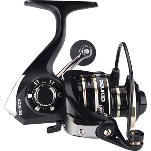 2021 New 2000 4000 6000 Fishing Reel Max Drag Prowe 10kg Reel Fishing High Speed All Metal Spool Spinning Reel Saltwater 5.2:1
