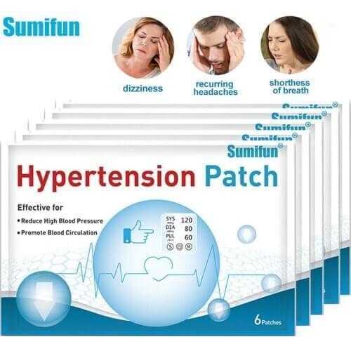 Sumifun 24/30/36Pcs Chinese Anti Hypertension Patch Lower Blood Glucose Treatment Control Blood Pressure Balance Patches K05601