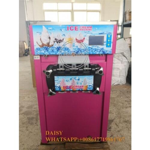 3 Flavors 18L/H table top mini soft serve ice cream making vending machine ice cream maker
