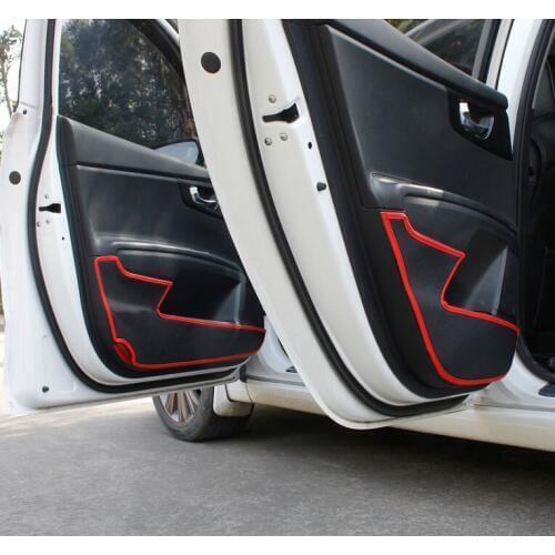4pc for KIA K4 Car door kick Protective pad Anti kick pad