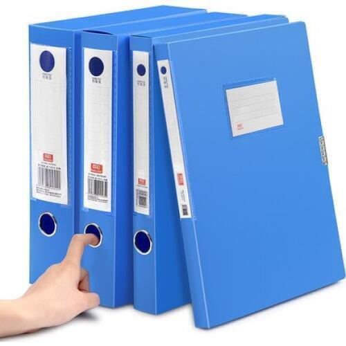 5 pcs of file box A4 folder information book to accept plastic box of large capacity office supplies
