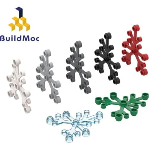 BuildMOC 2417 6 x 5 x 0.33 plant leaves For Building Blocks Parts DIY Construction Classic Brand gift Toy