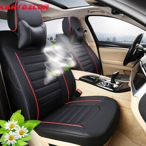 CARTAILOR Leather Cover Seats fit for Lexus ls460 ls430 ls400 Car Seat Cover Cowhide Seats Cushion Supports Cars Accessories Set