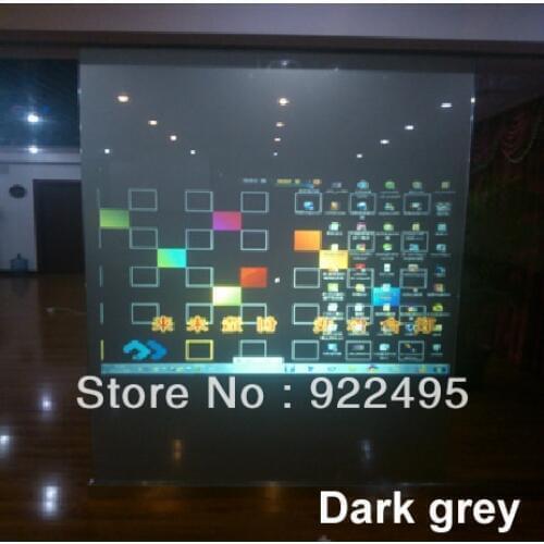 Free Shipping Holographic Projector Film affix on Glass or Acrylic sheet Wide Viewing angle Double-sided imaging