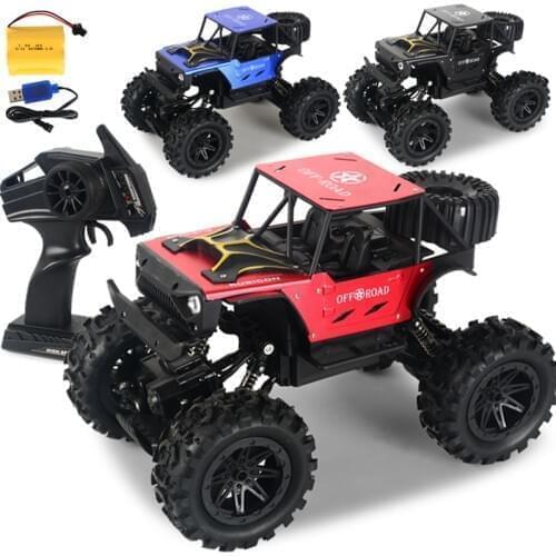 4WD RC Car Toys Electric Buggy 1/14 Alloy Remote Control Cars Model Climbing Monster Truck 4x4 Off Road Auto Kids Boys Vehicle