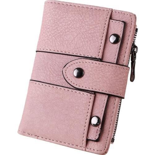 Unisex Leather Wallet Classic Fashion Leather Zip Coin Purse Wallet Card Holder Handbag Phone Bag Small Mini Card Holder