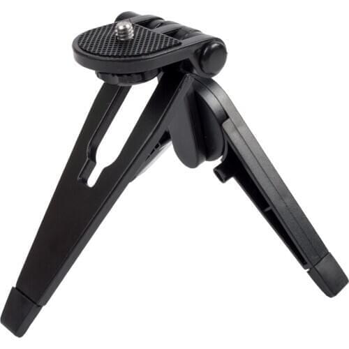 Digital Camera Mini Tripod Stand Flexible grip Monopod Small Camera Holder plate type tripod for gopro 8 7 6 5 4 xiaomi yi