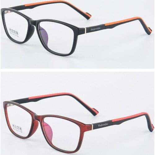 Fashion Young Optical Glasses Frame Good Quality Ultralight TR90 Eyewear Frame Student Myopia Non Prescription Eyeglasses Frame