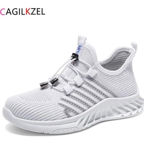 CAGILKZEL New 2021 Children Sports Shoes for Boys Breathable Mesh Sneakers Kids Shoes Boys Casual Sneakers Girls Sports Shoes
