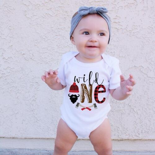 New Boys Girls Casual Summer Baby Boys Girls Short Sleeve Letter Print Will Ne Romper Newborn Baby Jumpsuits Clothes