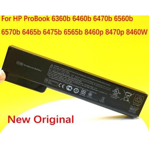 Original CC06 New Laptop Battery For Hp EliteBook 8460w 8460p 8560p 6360b 6460b 6560b 6465b 6565b Series BB09 CC06 CC06X CC06XL