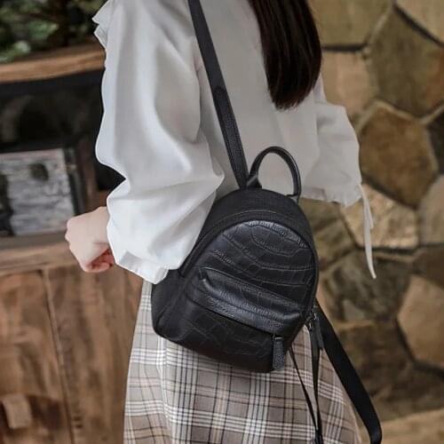 New womens schoolbag backpack