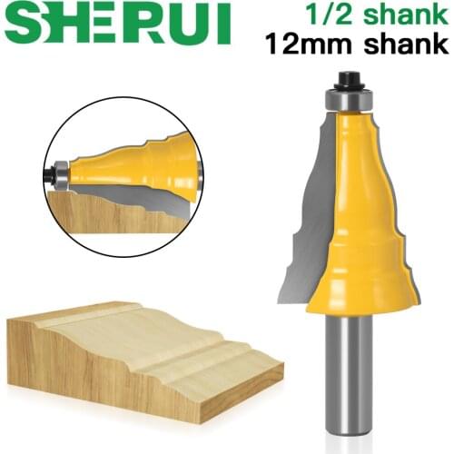 Door & Window Casing Router Bit - 1/2" Shank - Line knife Woodworking cutter Tenon Cutter for Woodworking Tool
