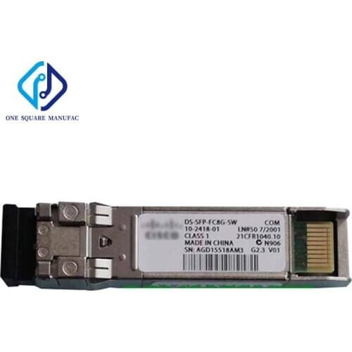 Original DS-SFP-FC8G-SW 10-2418-01 8G-850nm-300m Multimode Optical Fiber Transceiver