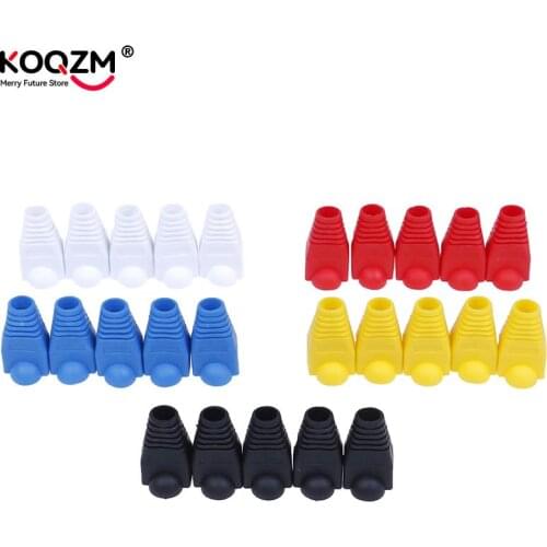 20pcs/lot Rj-45 Adapter Cap Rj45 Cat5 Cat6 Cover Cap Socket Boots Cap Head