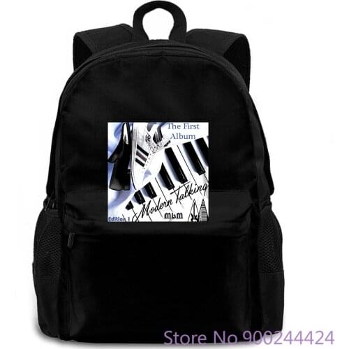 Modern Talking - The 1st Album, album cover, DTG (WHITE) Straight women men backpack laptop travel school adult