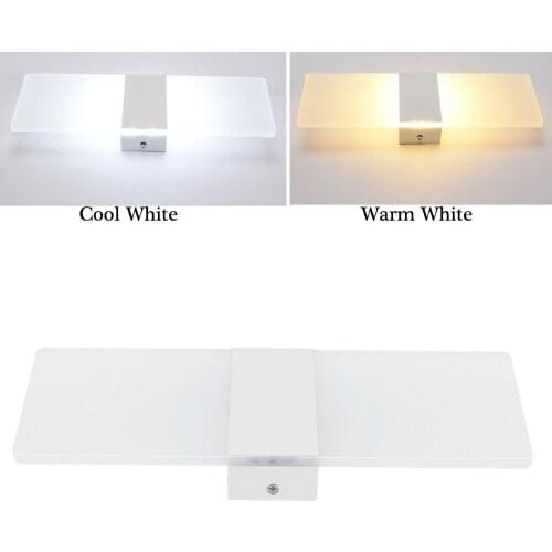LED Acrylic Wall Light AC85-265V RectangleWall Sconce Living Room Bedroom Background Wall Corridor Wall Lamp