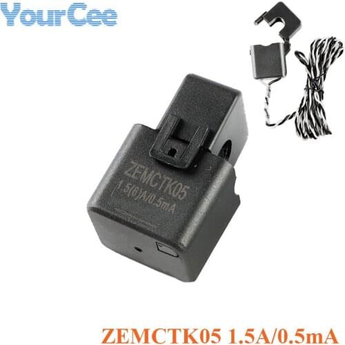 ZEMCTK05 Current Transformer 1.5A/0.5mA Open-close Mini Precision Current Transformer Sensor Ratio : 3000:1