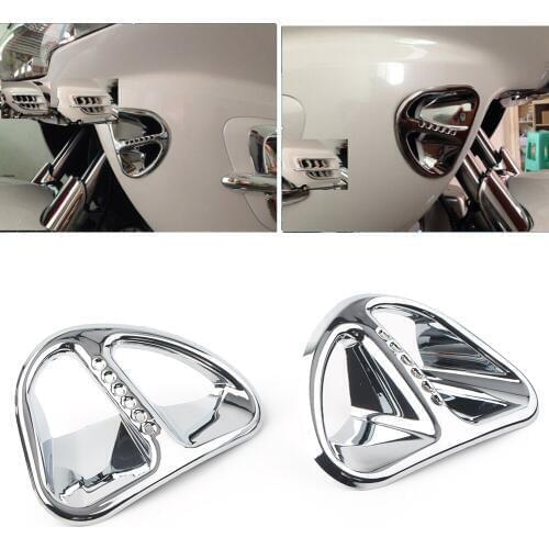 Air Intake Accents Grilles ABS Chrome Fairing Decorate For Honda Goldwing GL1800 2001 2002 -2005 2006 2007 2008 2009 2010 2011