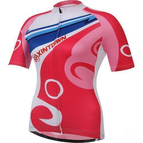 Xintown Womens Short Sleeve Cycling Bike Jersey Shirts Ropa Ciclismo Mountain Bike Bicicleta Racing Cycling Clothing Clothes